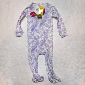 NEW Magnetic Me Lavender Tiedye Footie 9-12mo